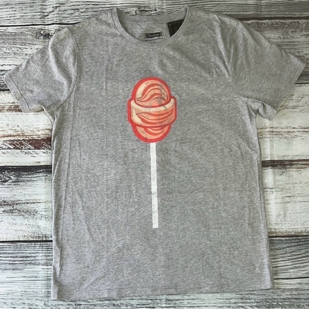 Tootsie Roll Lollipop Graphic Tee Candy Sz Large